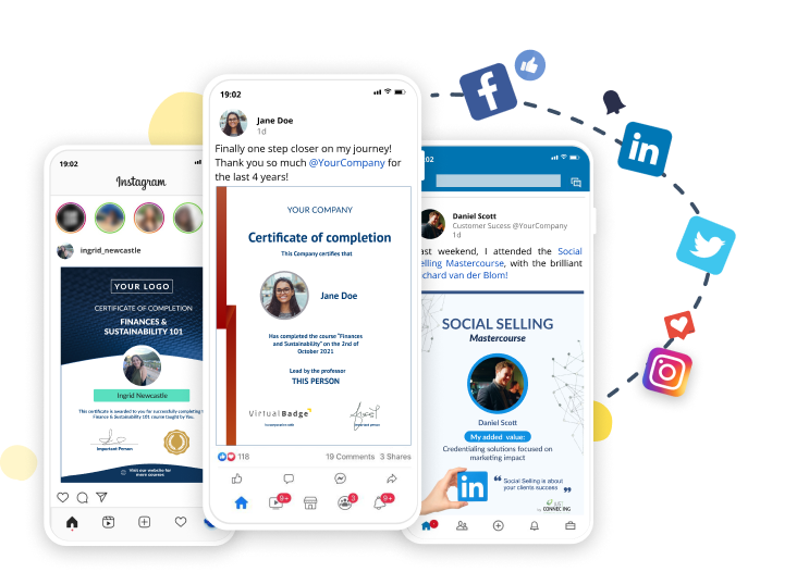 Digital Certificates & Badges Virtualbadge.io — free download